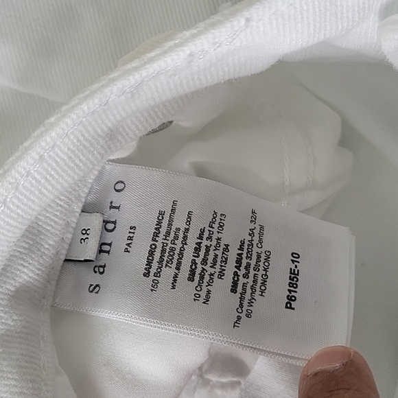 Sandro Paris High Waist Slim Fit Size 38 - Picture 10 of 16